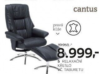 RELAXAČNÍ KŘESLO S TABURETEM