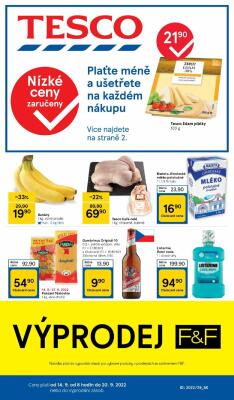 akční leták Tesco 14.9.2022-20.9.2022