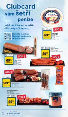 akční leták Tesco 14.9.2022-20.9.2022