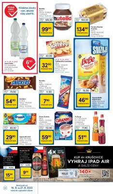 akční leták Tesco 14.9.2022-20.9.2022