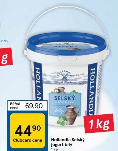 Bílý jogurt selský Hollandia