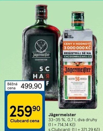 Bylinný likér Jägermeister