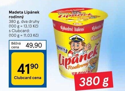 Dezert Lipánek Madeta