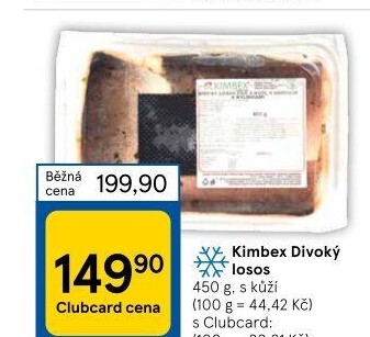 Divoký losos filé mražený Kimbex