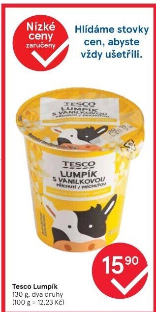 Jogurt Lumpík Tesco