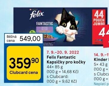 Kapsičky pro kočky Fantastic Felix Purina