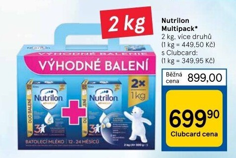 Kojenecká výživa Nutrilon