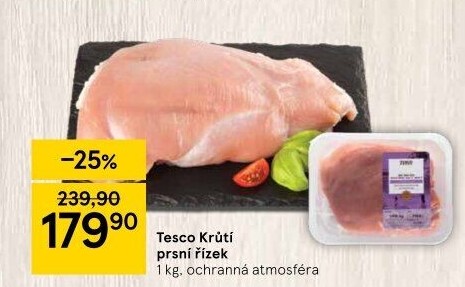 Krůtí prsní řízky Tesco