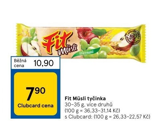 Müsli tyčinka Fit