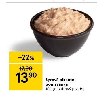 Pikantní sýrová pomazánka