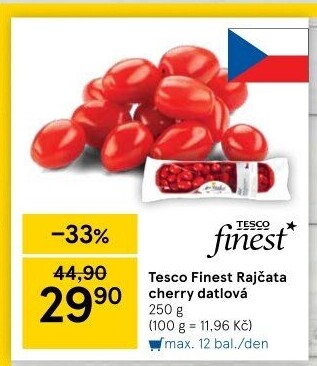 Rajčata cherry Tesco Finest