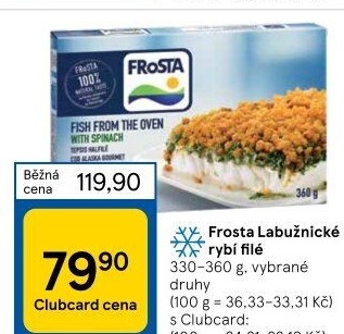Rybí filé labužnické mražené Frosta