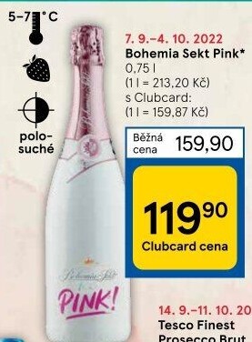 Sekt Pink Ice Bohemia Sekt
