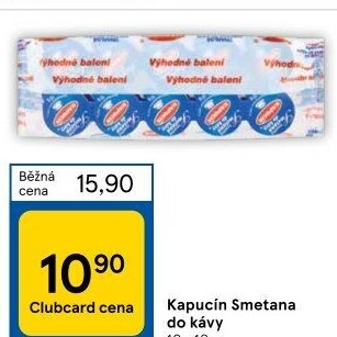 Smetánky do kávy Kapucín