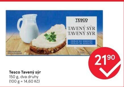 Sýr tavený Tesco