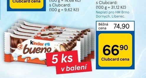 Tyčinka Bueno Kinder