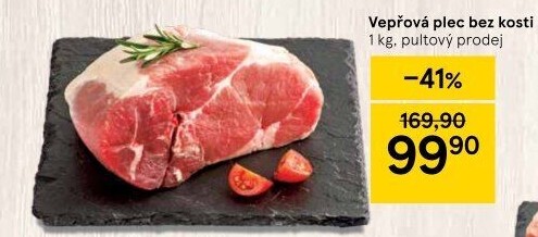 Vepřová plec bez kosti