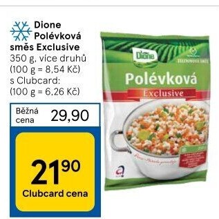 Zeleninová polévková směs mražená Exclusive Dione