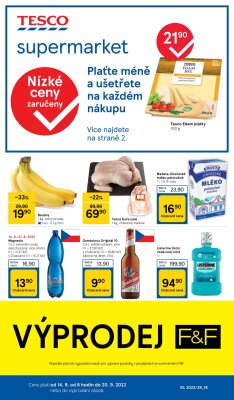 akční leták Tesco 14.9.2022-20.9.2022