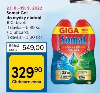 Gely do myčky Somat
