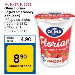 Jogurt smetanový Florian Olma