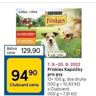 Kapsičky pro psy Friskies