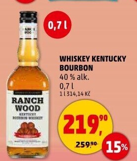 Bourbon whisky Ranch Wood Kentucky