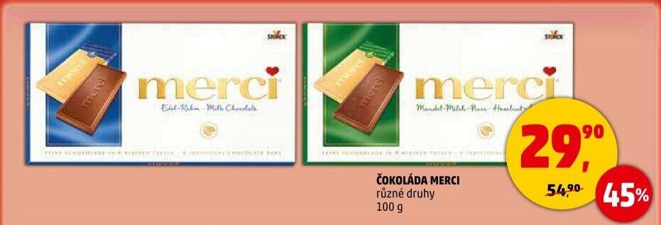 Čokoláda Merci