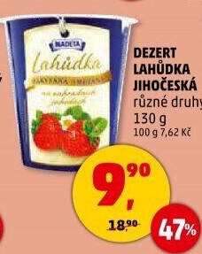 Dezert Lahůdka jihočeská Madeta