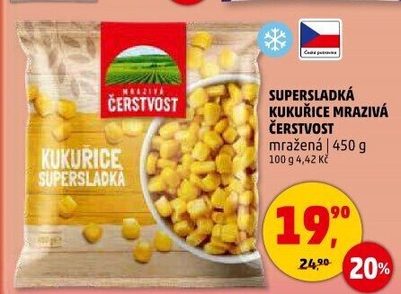Kukuřice mražená Mrazivá Čerstvost