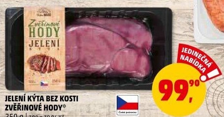 Kýta jelení bez kosti Zvěřinové hody Dobré maso