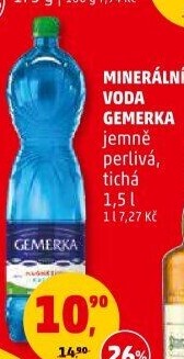 Minerální voda Gemerka