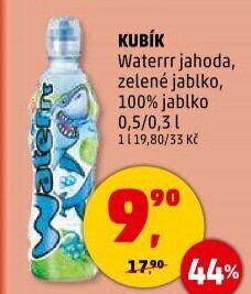 Ochucená voda Waterrr Kubík