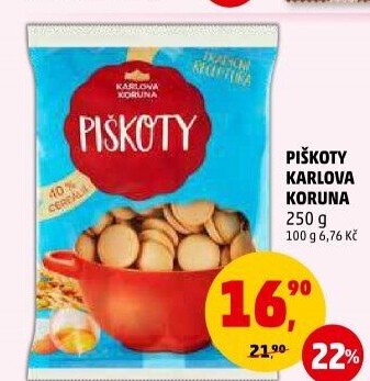 Piškoty Karlova Koruna