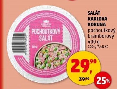 Salát pochoutkový Karlova Koruna