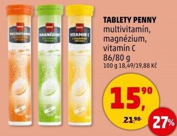 Šumivé tablety Penny