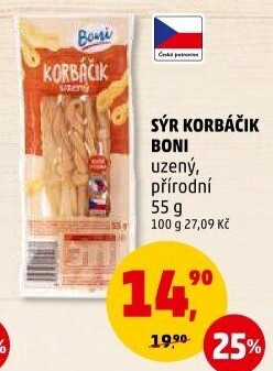 Sýr Korbáčky Boni