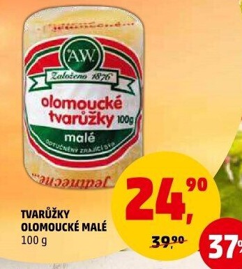 Sýr tvarůžky olomoucké A.W.