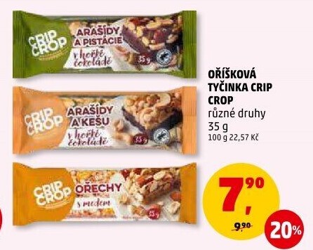 Tyčinka oříšková Crip Crop