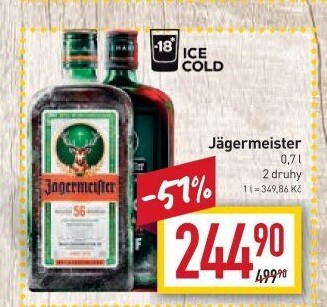 Bylinný likér Jägermeister