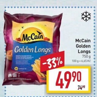 Hranolky mražené Golden Longs McCain