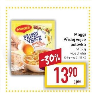 Instantní polévka Přidej vejce Maggi
