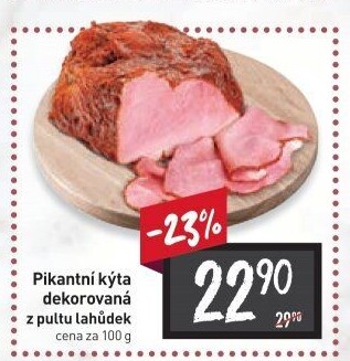 Kýta dekorovaná pikantní