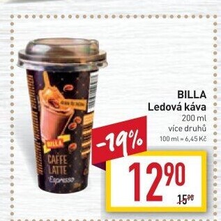 Ledová káva Billa