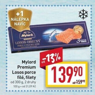 Losos filé mražený Premium Mylord