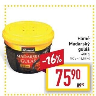 Maďarský guláš Snadno a rychle Hamé