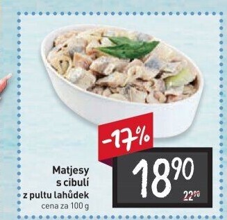 Matjesy s cibulí