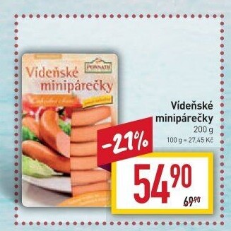 Minipárečky vídeňské Ponnath