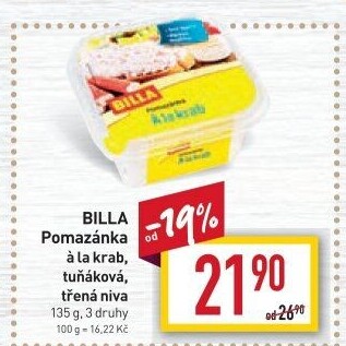 Pomazánka á la krab Billa