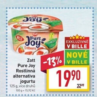 Rostlinná alternativa jogurtu Pure Joy Zott